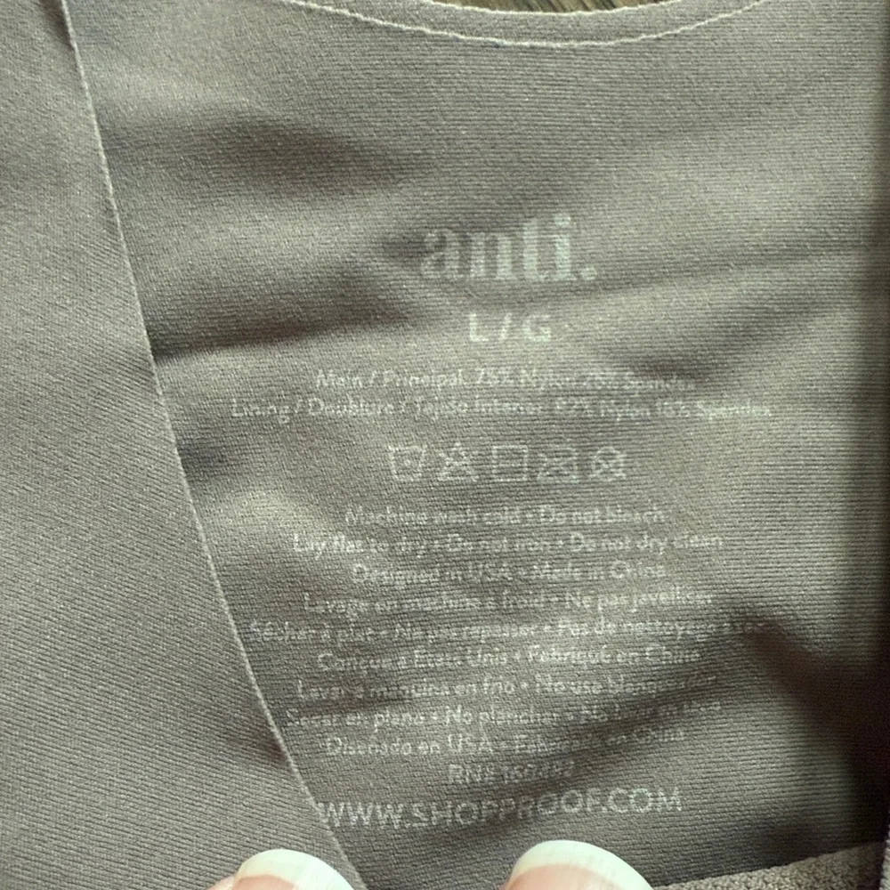 Anti by Proof NWT Lounge Bra Size Large‎ cocoa color Wire Free